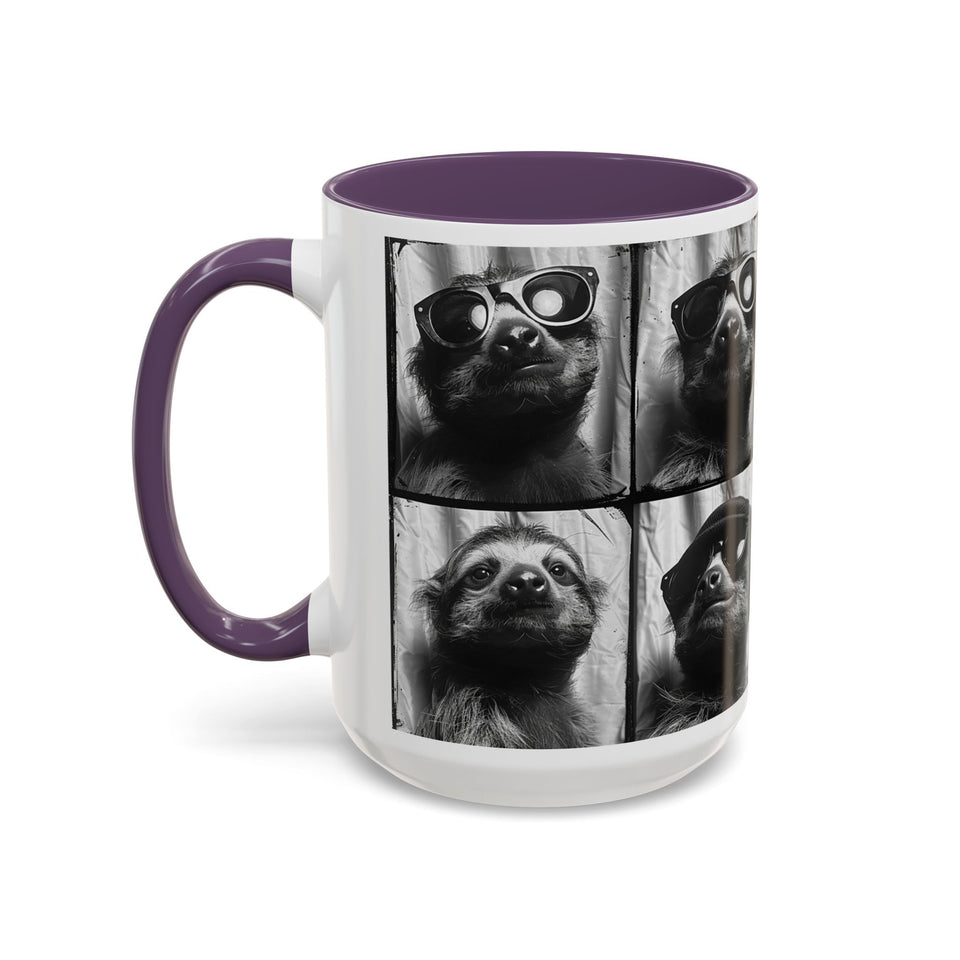 Sloth Photobooth Coffee Mug (11, 15oz)