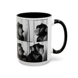 Monkey Photo Booth Accent Coffee Mug