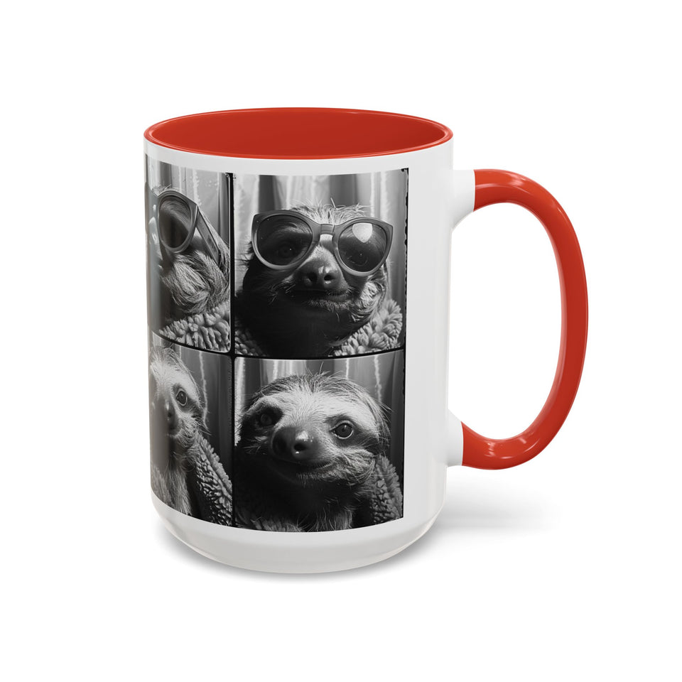Sloth Photobooth Coffee Mug (11, 15oz)