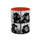 Monkey Photo Booth Accent Coffee Mug