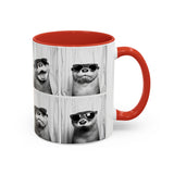 Otter Photo Booth Accent Coffee Mug, 11oz