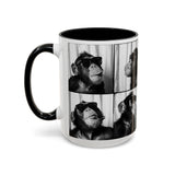 Monkey Photo Booth Accent Coffee Mug