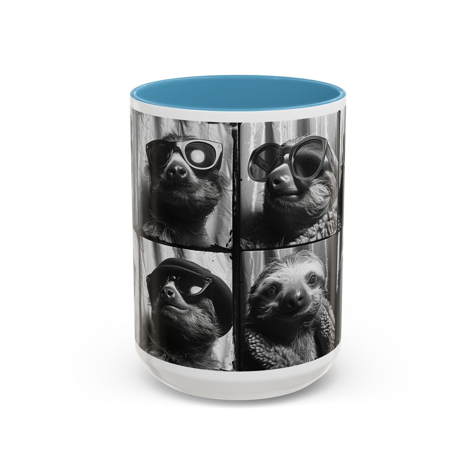 Sloth Photobooth Coffee Mug (11, 15oz)