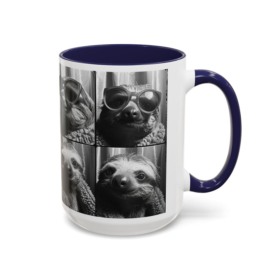 Sloth Photobooth Coffee Mug (11, 15oz)