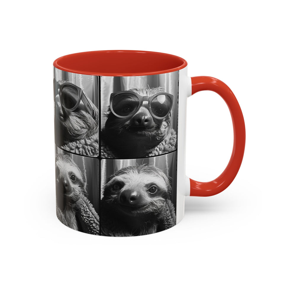 Sloth Photobooth Coffee Mug (11, 15oz)