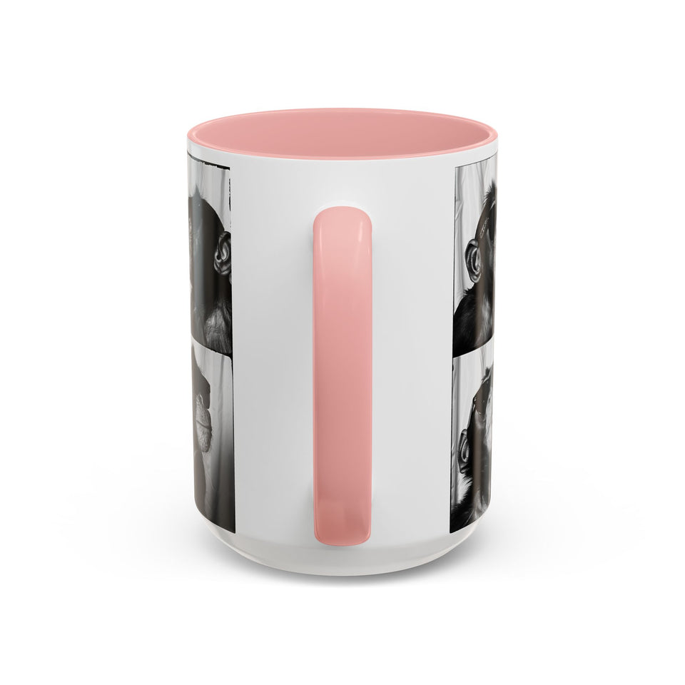 Monkey Photo Booth Accent Coffee Mug