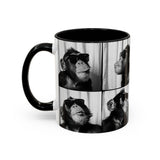 Monkey Photo Booth Accent Coffee Mug
