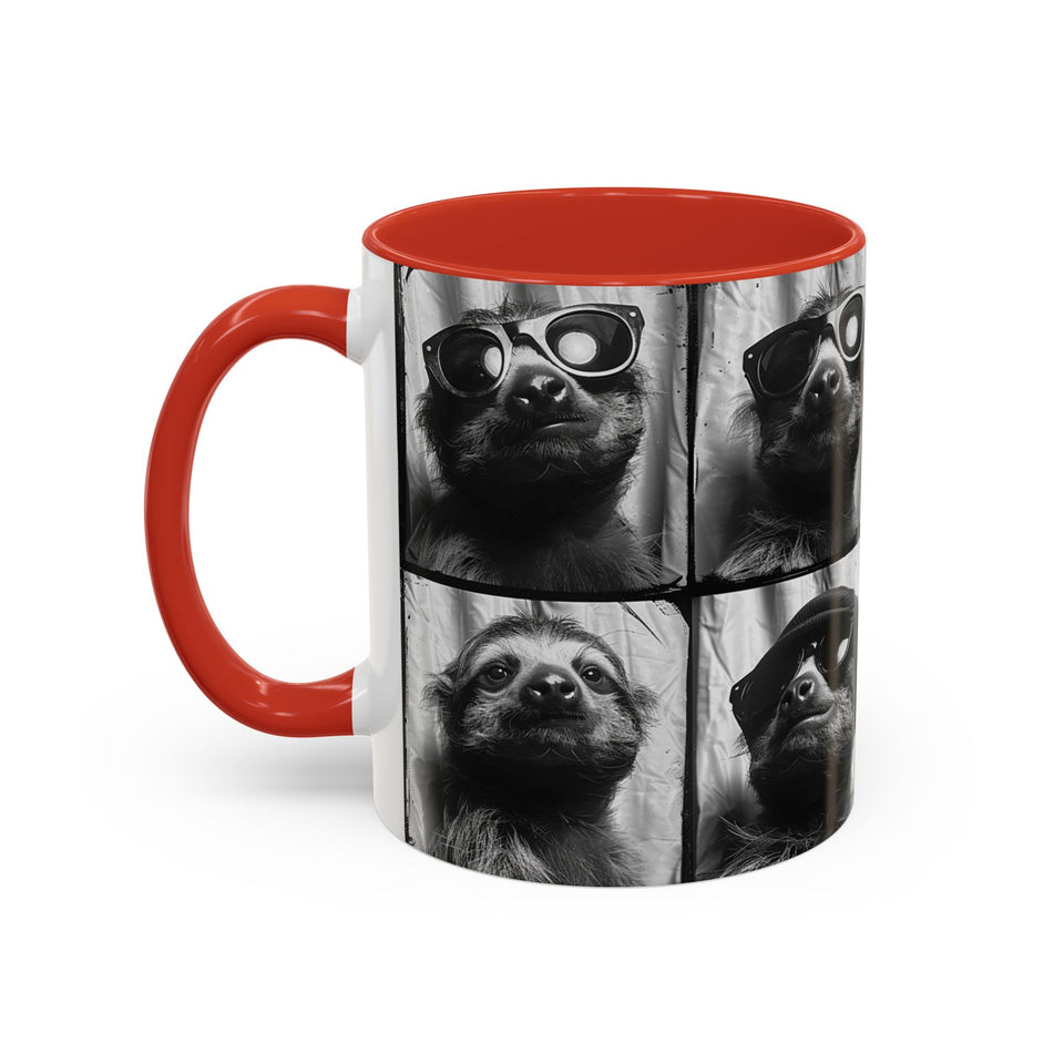 Sloth Photobooth Coffee Mug (11, 15oz)