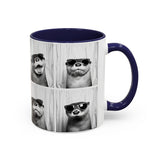 Otter Photo Booth Accent Coffee Mug, 11oz