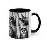 Tabby Cat Accent Coffee Mug, 11oz