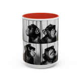 Monkey Photo Booth Accent Coffee Mug