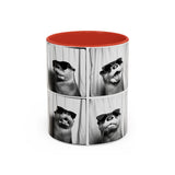 Otter Photo Booth Accent Coffee Mug, 11oz
