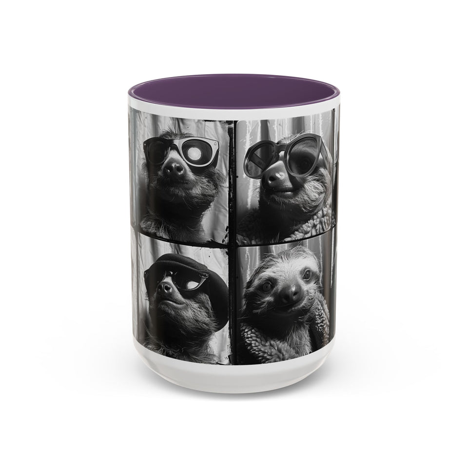 Sloth Photobooth Coffee Mug (11, 15oz)