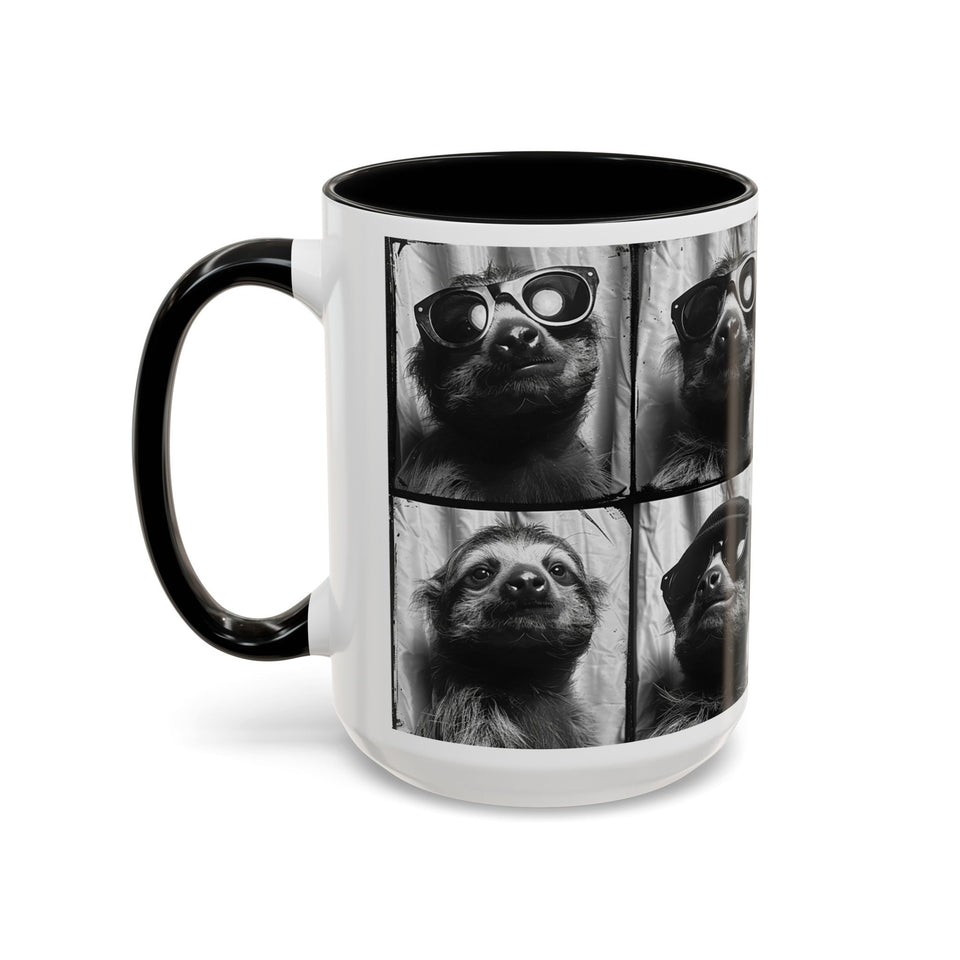 Sloth Photobooth Coffee Mug (11, 15oz)