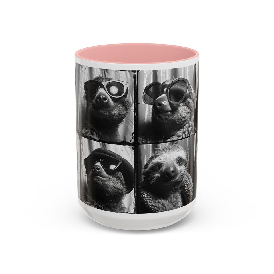 Sloth Photobooth Coffee Mug (11, 15oz)