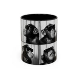 Monkey Photo Booth Accent Coffee Mug