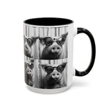 Pig Photo Booth Accent Coffee Mugs