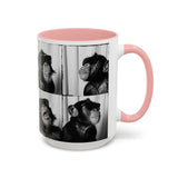 Monkey Photo Booth Accent Coffee Mug
