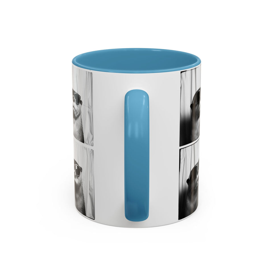 Otter Photo Booth Accent Coffee Mug, 11oz
