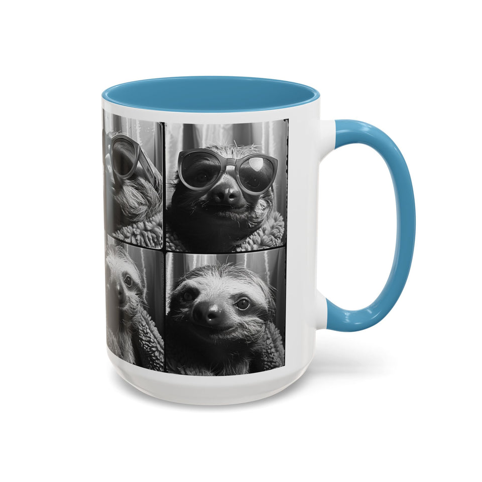 Sloth Photobooth Coffee Mug (11, 15oz)