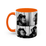 Monkey Photo Booth Accent Coffee Mug