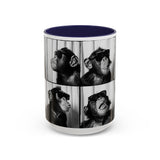 Monkey Photo Booth Accent Coffee Mug