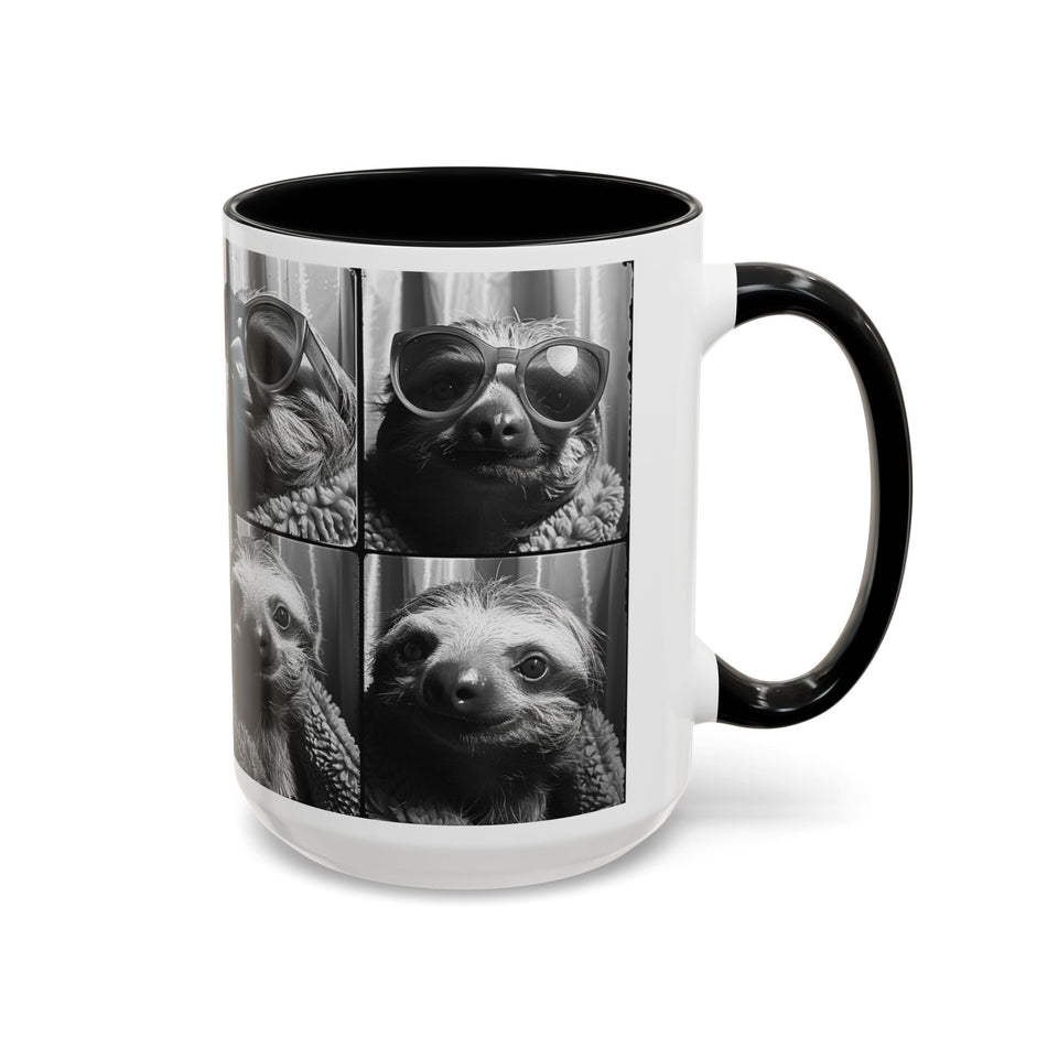 Sloth Photobooth Coffee Mug (11, 15oz)