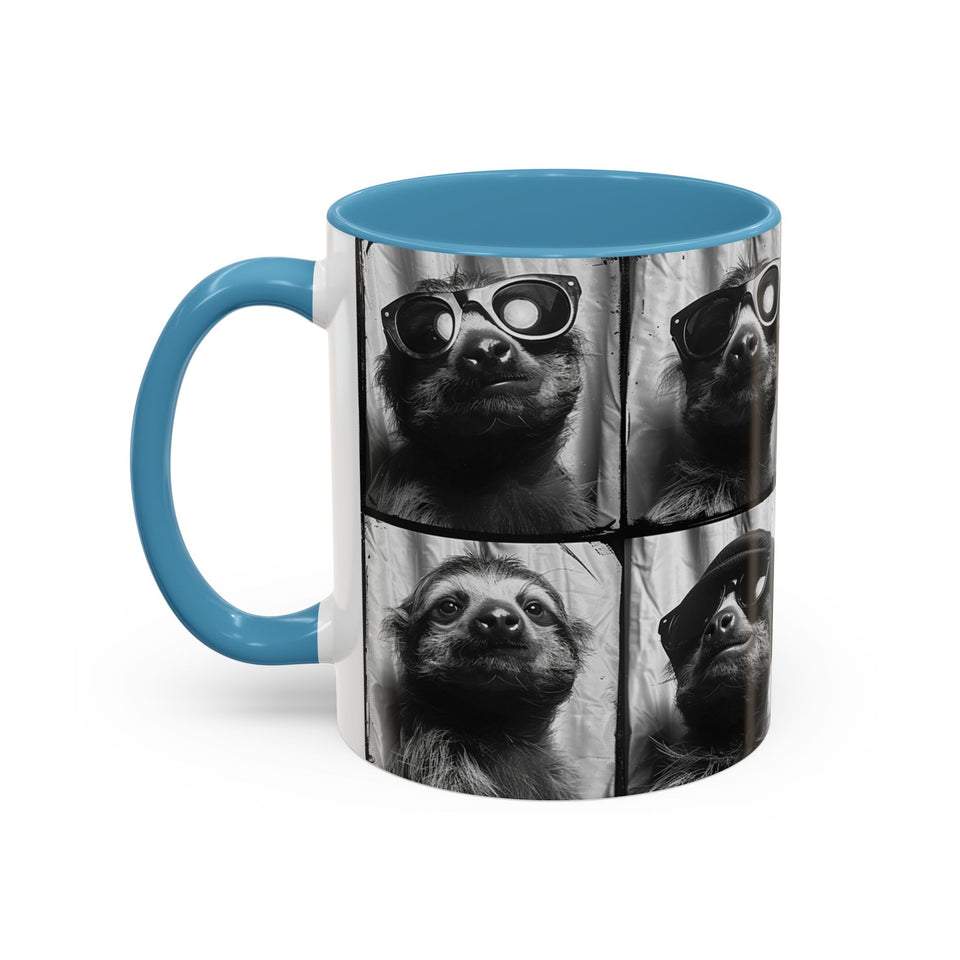 Sloth Photobooth Coffee Mug (11, 15oz)