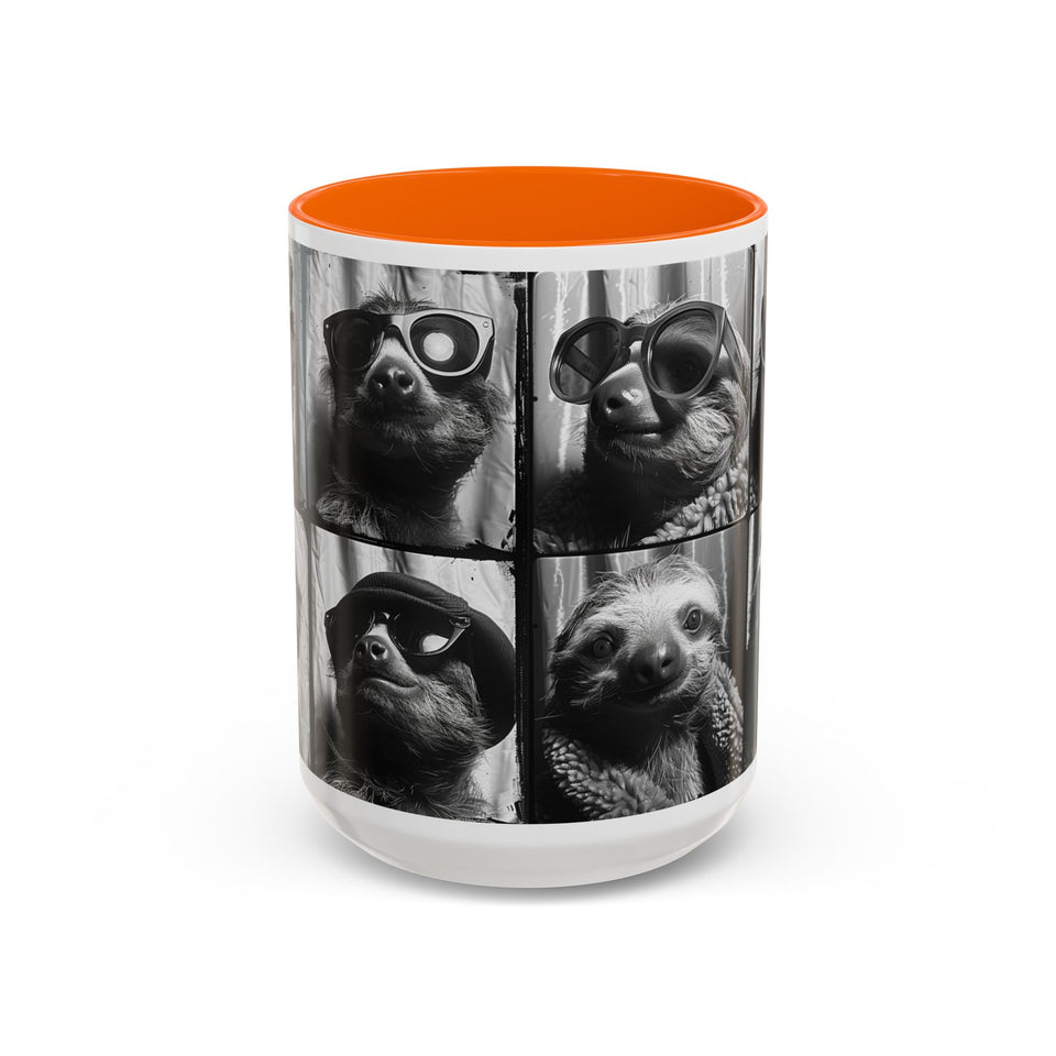 Sloth Photobooth Coffee Mug (11, 15oz)