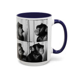Monkey Photo Booth Accent Coffee Mug