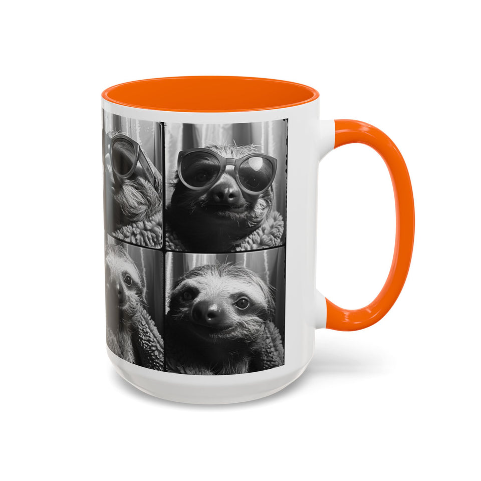 Sloth Photobooth Coffee Mug (11, 15oz)