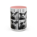Pig Photo Booth Accent Coffee Mugs