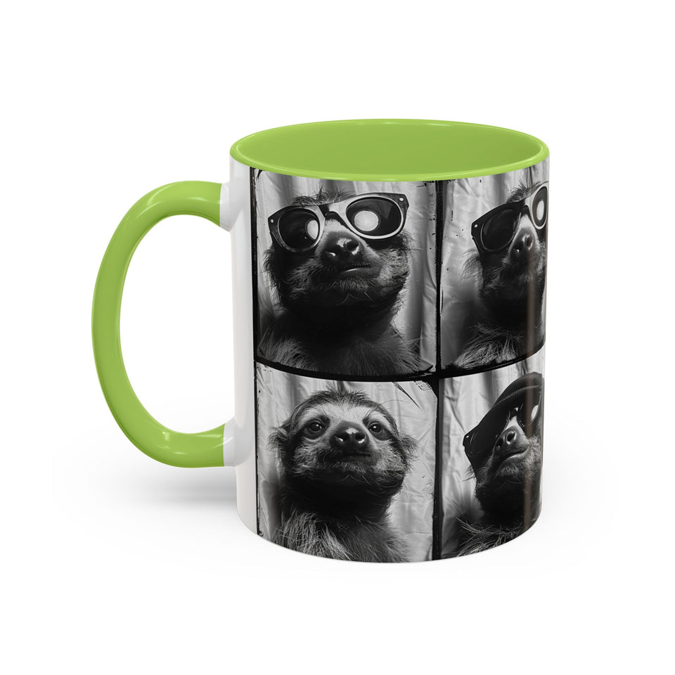 Sloth Photobooth Coffee Mug (11, 15oz)