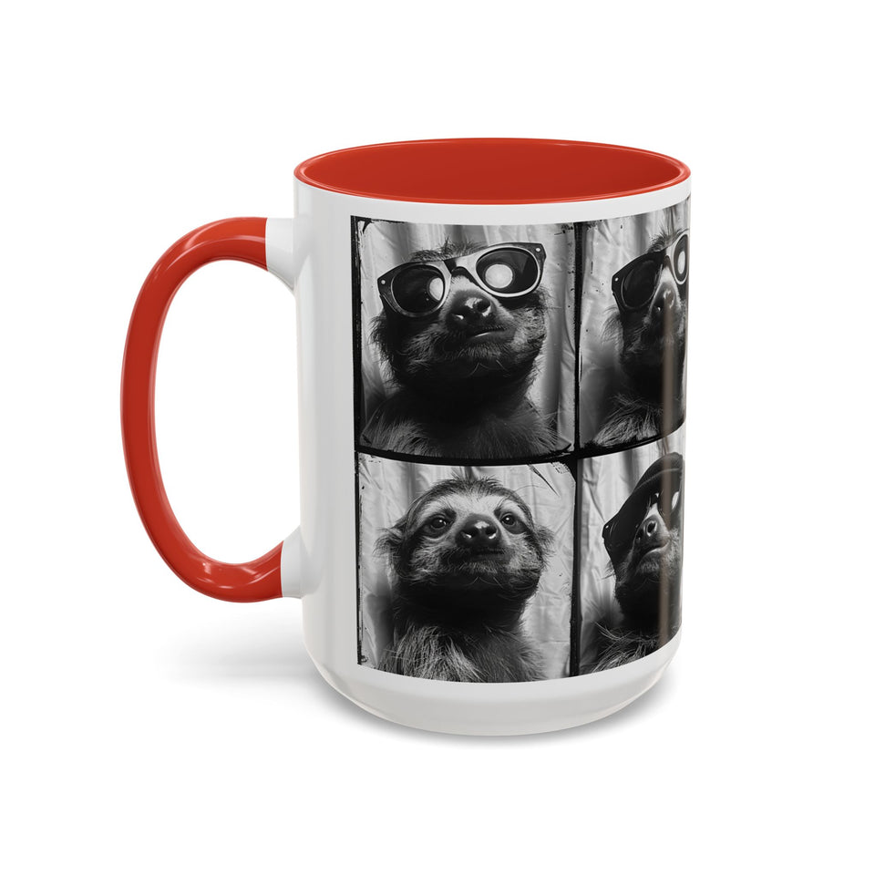 Sloth Photobooth Coffee Mug (11, 15oz)