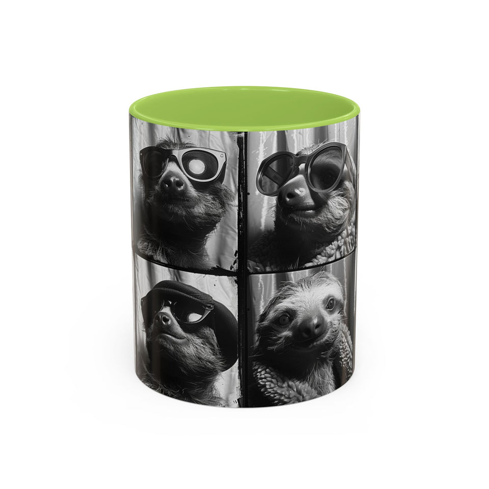 Sloth Photobooth Coffee Mug (11, 15oz)