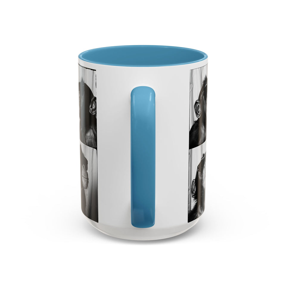 Monkey Photo Booth Accent Coffee Mug