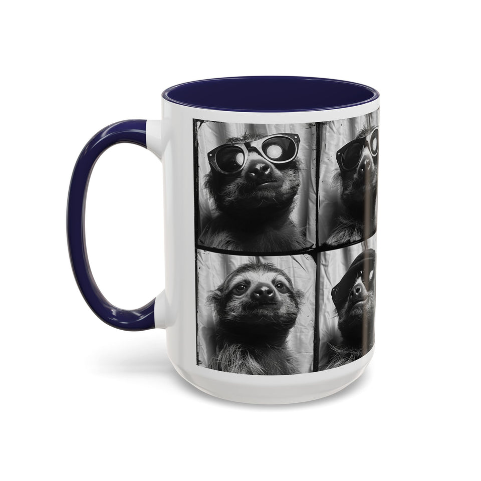 Sloth Photobooth Coffee Mug (11, 15oz)