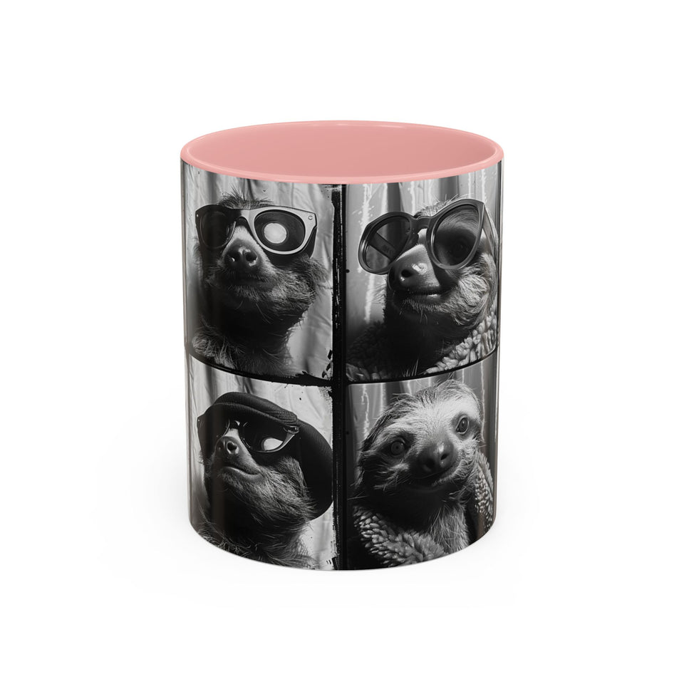 Sloth Photobooth Coffee Mug (11, 15oz)