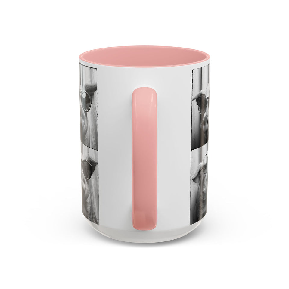 Pig Photo Booth Accent Coffee Mugs