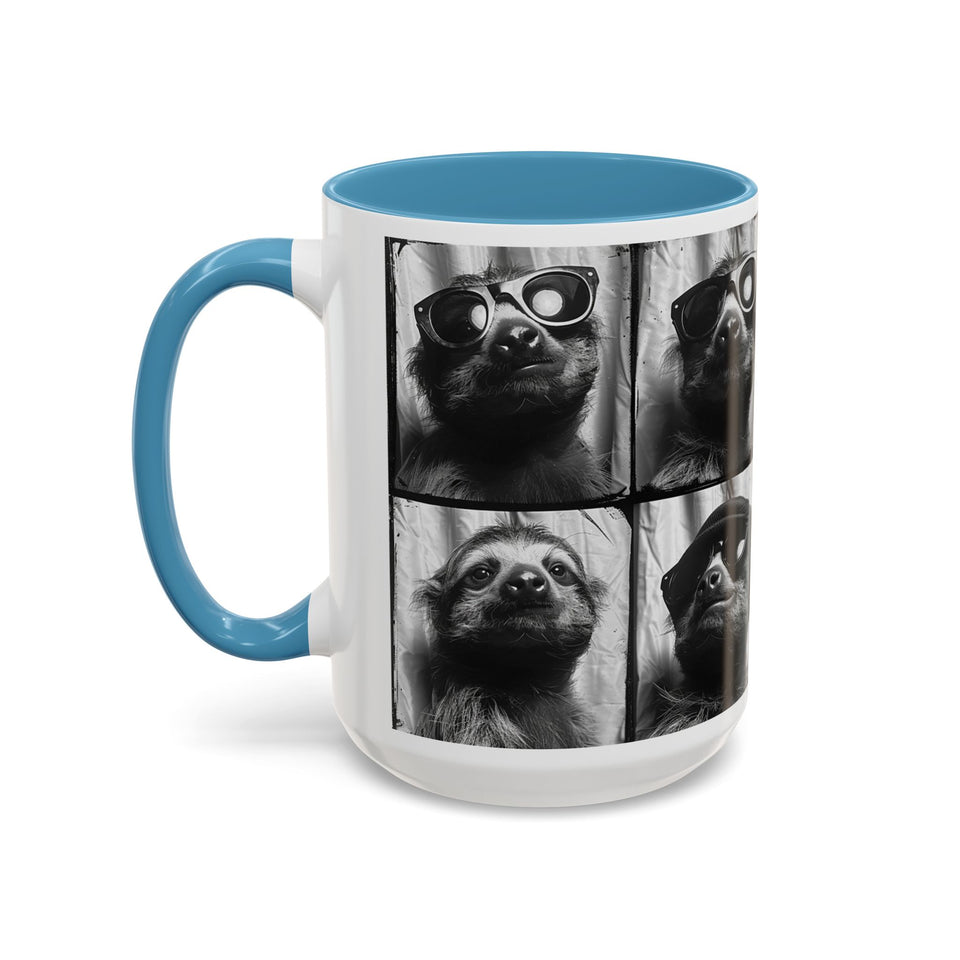 Sloth Photobooth Coffee Mug (11, 15oz)