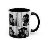 Monkey Photo Booth Accent Coffee Mug
