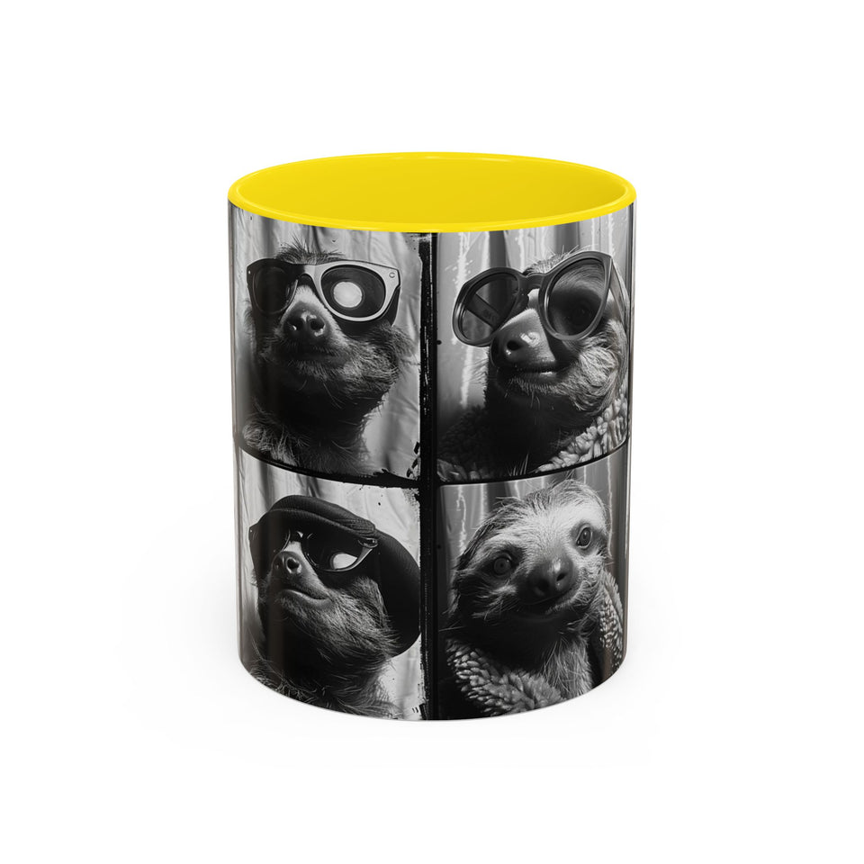 Sloth Photobooth Coffee Mug (11, 15oz)
