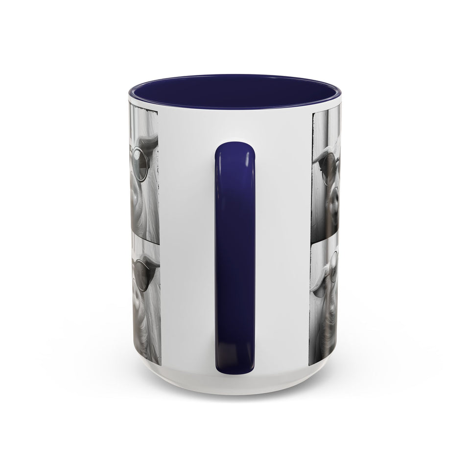 Pig Photo Booth Accent Coffee Mugs