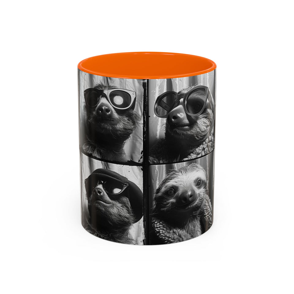 Sloth Photobooth Coffee Mug (11, 15oz)