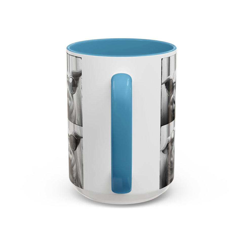 Pig Photo Booth Accent Coffee Mugs