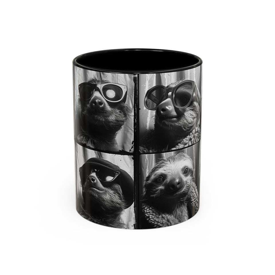 Sloth Photobooth Coffee Mug (11, 15oz)