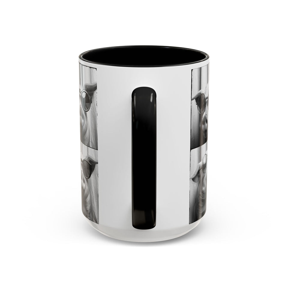 Pig Photo Booth Accent Coffee Mugs