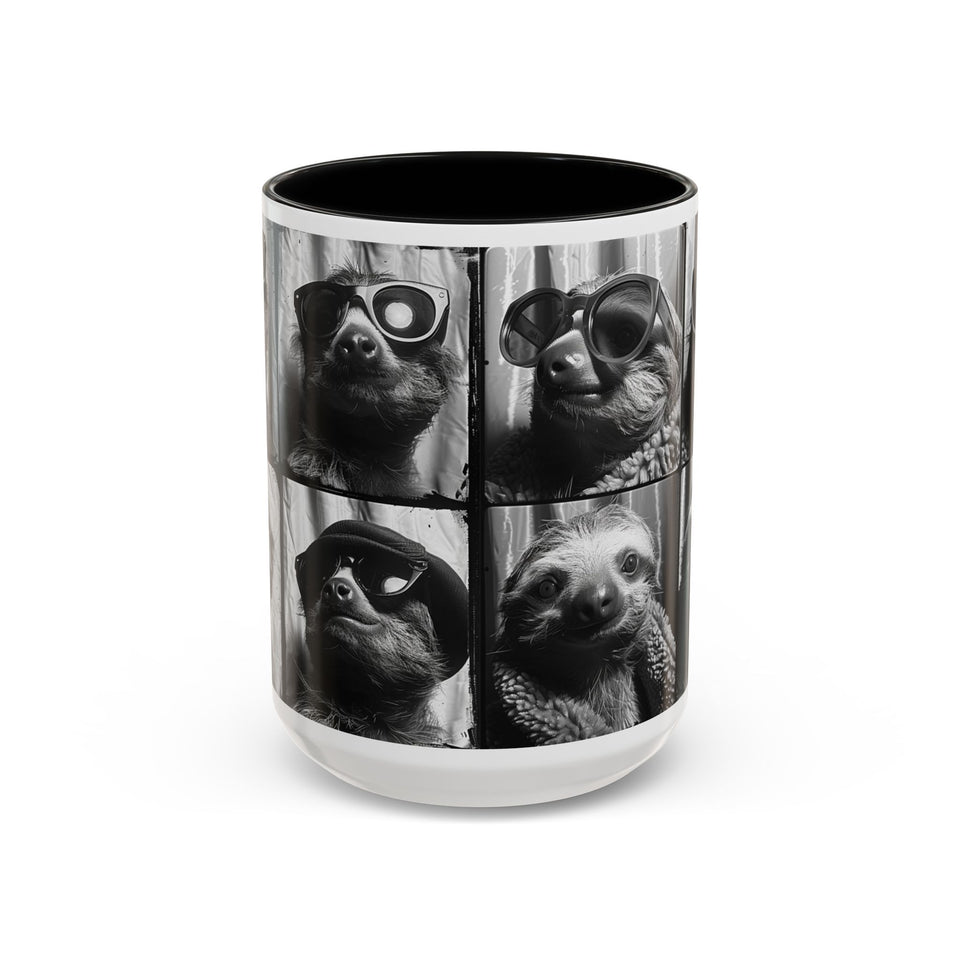 Sloth Photobooth Coffee Mug (11, 15oz)