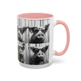 Pig Photo Booth Accent Coffee Mugs
