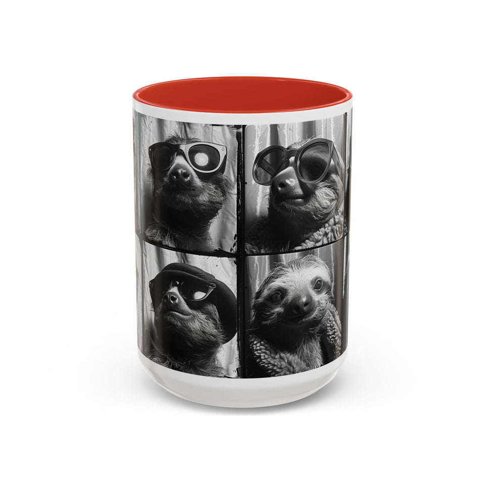 Sloth Photobooth Coffee Mug (11, 15oz)